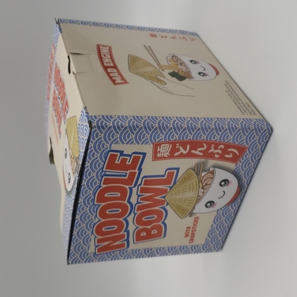 510- Mad Engine Noodle Bowl With Chopsticks NWT - Picture 5 of 9